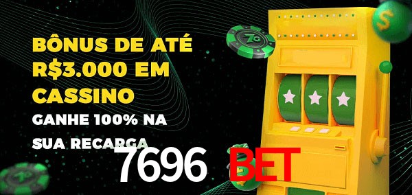 7696 BET melhor bônus de depósito